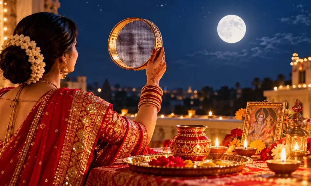 करवा चौथ व्रत की कहानी 2026। Karva chauth Vrat katha Puja vidhi 2026